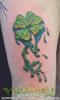 Dads four leaf clover tattoo I did years ago now on daughter